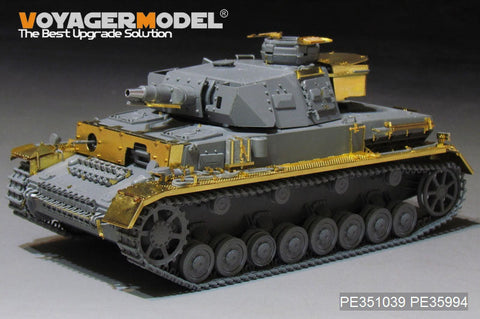 ボイジャーモデル PE351039A 1/35 WWII ドイツ陸軍 ドイツ陸軍IV号戦車F1型 "Vorpanzer" ベーシックセット（砲弾無し）( ボーダー BT-003用)