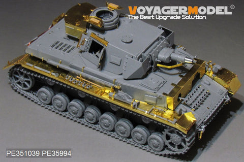 ボイジャーモデル PE351039B 1/35 WWII ドイツ陸軍 IV号戦車F1型 "Vorpanzer" ベーシックセット（Ver.B 砲弾付）( ボーダー BT-003用)