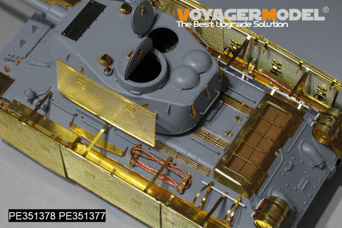 ボイジャーモデル PE351378B 1/35 WWII ロシア T-34/85  w/ "トーマ・シールド" ワイヤーメッシュシュルツェン アップグレードセット バレル付（ドラゴン6066/6203/6319/33付）