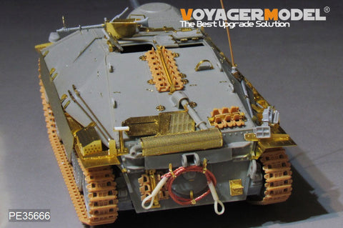 ボイジャーモデル PE35666B 1/35 WWII ドイツ Sd.Kfz.138/2 軽駆逐戦車ヘッツァー 初期型（B ver ガンバレル付）(DRAGON 6030 6037 6066 9148)