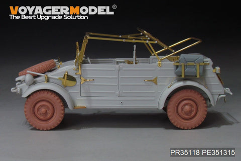 ボイジャーモデル PR35118 1/35 WWII ドイツ キューベルワーゲン タイプ82 スタンダードホイールパターン3(全キット用)
