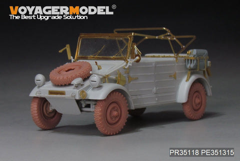 ボイジャーモデル PR35118 1/35 WWII ドイツ キューベルワーゲン タイプ82 スタンダードホイールパターン3(全キット用)