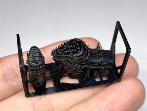 バンカースタジオ IJN70123 1/700 WWII日本海軍 重巡洋艦 愛宕 煙突&蒸気管セット 1944年(フジミ/アオシマ用)