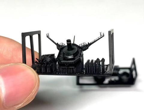 バンカースタジオ IJN70144 1/700 WWII日本海軍 戦艦 武蔵 艦橋頂部 1944年(ピットロードW291用)