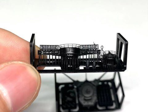 バンカースタジオ IJN70144 1/700 WWII日本海軍 戦艦 武蔵 艦橋頂部 1944年(ピットロードW291用)