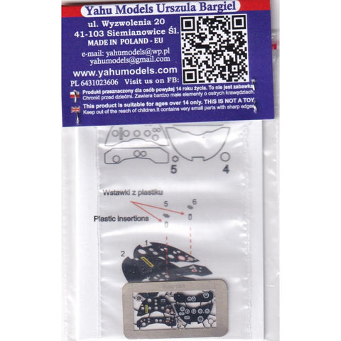 ヤフーモデル YML7203 1/72 グラディエーターMk.I 計器盤 （エアフィックス / ソード / パブラ用）