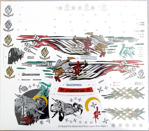 ZoomOn CS122 1/24 ウェルド 百式 マーク2 D1 グランプリ デカール