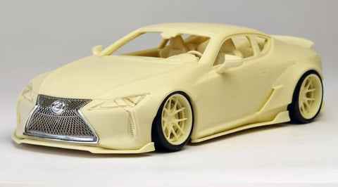 ZoomOn CS128R 1/24 LBWK レクサス LC500 ワイドボディver. RHD version(ホワイトカーボックスアート)