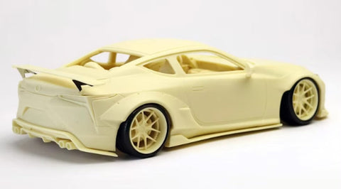 ZoomOn CS128R 1/24 LBWK レクサス LC500 ワイドボディver. RHD version(ホワイトカーボックスアート)