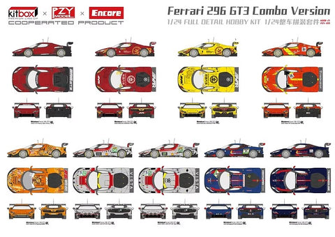 ZoomOn CS137 1/24 フェラーリ 296 GT3 コンボバージョン