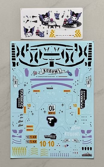 SKデカール SK24217 1/24 アウディ R8 LMS evo II GT3 FIA GTワールドカップ マカオ GTカップ 2024 ウノレーシングチーム #10 (NuNu用)