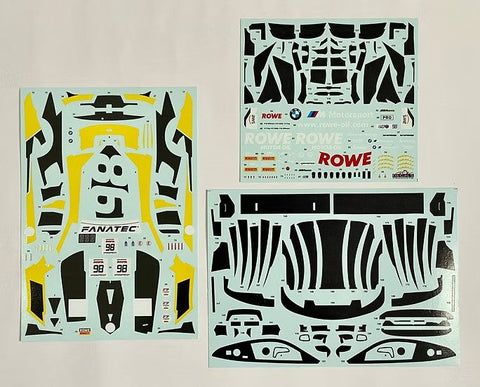 SKデカール SK24224 1/24 BMW M4 GT3 インターコンチネンタルGTチャレンジ スパ24時間2023 Roweレーシング #98(NuNu用)