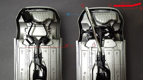 ZoomOn Z003 1/24 トヨタ スープラ(JZA80) ポール パーツセット