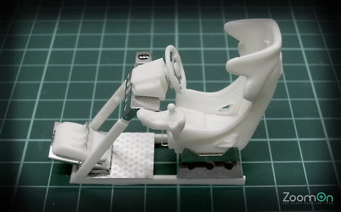 ZoomOn Z019 1/24 ゲームポッド GT2 & ロジクール G27 セット