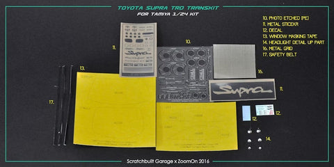 ZoomOn Z021 1/24 トヨタ スープラ(JZA80) TRD パーツセット