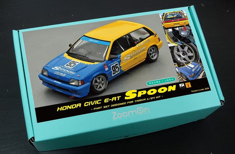 ZoomOn Z028 1/24 ホンダ シビック E-AT スプーン パーツセット