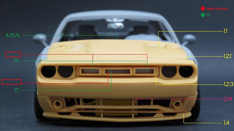 ZoomOn Z051 1/25 ダッジ・チャレンジャー- サリーン 570X