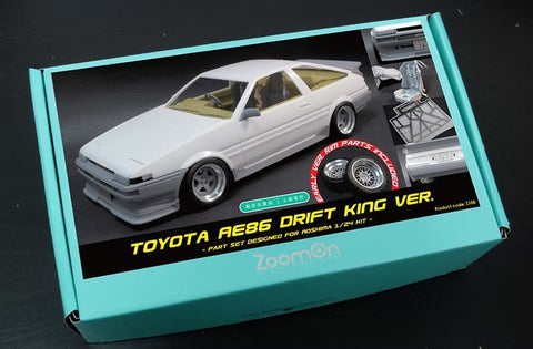 ZoomOn Z100 1/24 トヨタ AE86 ドリフトキングバージョン パーツセット