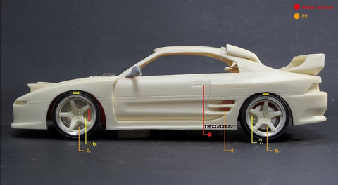 ZoomOn Z115 1/24 トヨタ MR2 (sw20) TRD2000GT パーツセット