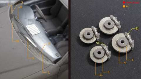 ZoomOn Z116 1/24 ホンダ シビック タイプR EK9 最終型 パーツセット