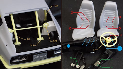 ZoomOn Z125 1/24 ニッサン フェアレディ Z (S30) パーツセット(タミヤ用)