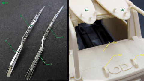 ZoomOn Z129 1/24 トヨタ bB オープンデッキ (NCP34) パーツセット