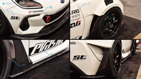 ZoomOn Z164 1/24 アーティザンスピリッツ GR86・BRZ ワイドボディパーツセット