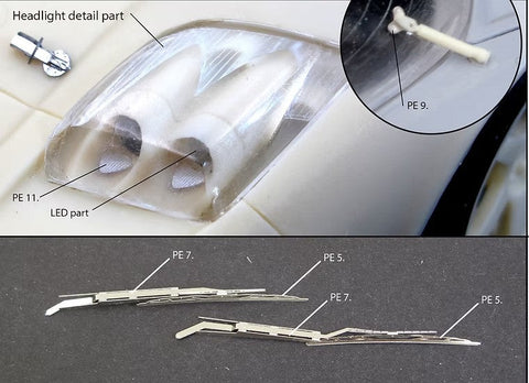 ZoomOn Z165 1/24 ホンダ スプーン NSX-R GT パーツセット