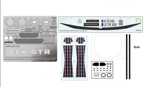 ZoomOn Z182  1/24 メルセデス・ベンツ CLK GTR ストリートver. パーツセット