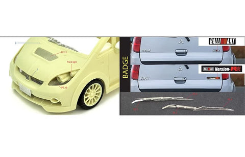 ZoomOn Z210 1/24 三菱 コルト ラリーアート バージョンR パーツセット (フジミ用)