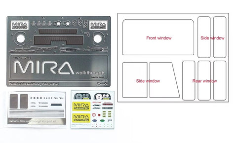 ZoomOn Z212 1/24 ダイハツ ミラ ウォークスルーバン