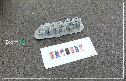 ZoomOn Z215 1/24 スマートフォン&ホルダーセット