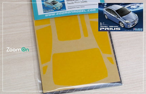 ZoomOn ZD236 1/24 ウィンドウ ペインティングマスク - トヨタ プリウス (xw30)(フジミ用)