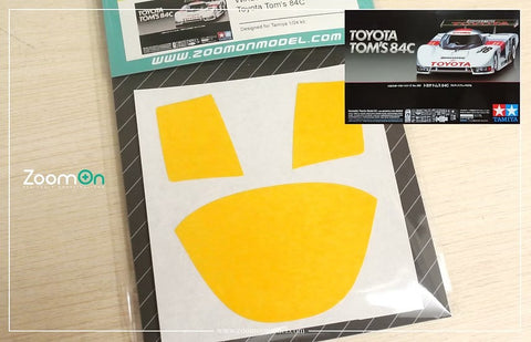 ZoomOn ZD251 1/24 ウィンドウペインティングマスク - トヨタ トムス 84C