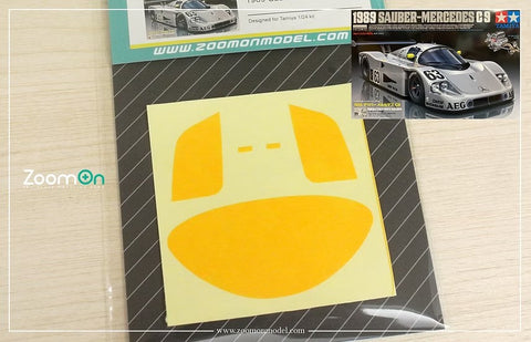 ZoomOn ZD252 1/24 ウィンドウペインティングマスク - 1989 ザウバーメルセデス C9