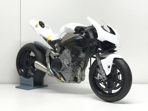 Zワークショップ Z01-001 1/12 3Dプリント フルレーシングエキゾーストキット (1/12タミヤ ドゥカティ スーパーレッジェーラ用)