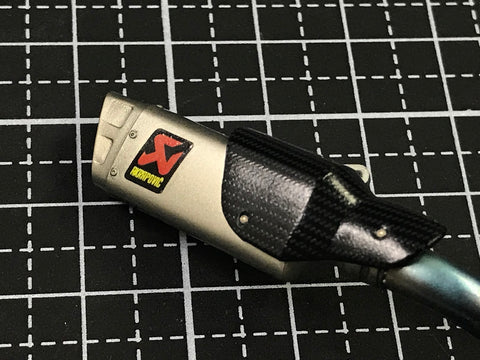 Zワークショップ Z04-002 1/12 スリップオン リンクパイプエキゾースト(チタニウム) (タミヤ 1/12 R1M (14133)用)
