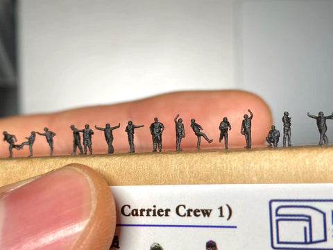 バンカースタジオ USN35702 1/350 現用アメリカ海軍 フィギュアセット 2 航空母艦 甲板作業員