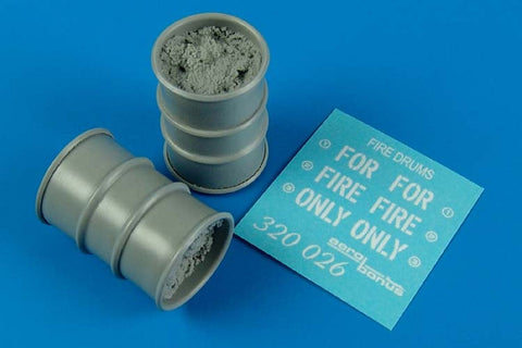 エアロボーナス 320026 1/32 滑走路誘導用 燃焼 ドラム缶