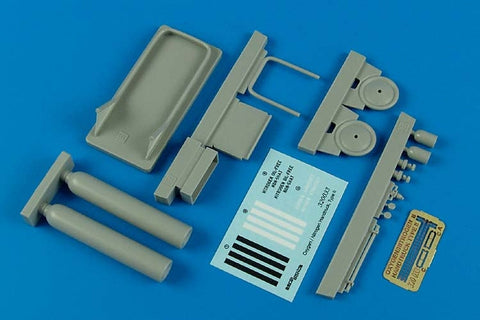 エアロボーナス 320033 1/32 酸素/窒素ガス ボンベ 移動台車 タイプ II