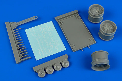 エアロボーナス 320087 1/32 アメリカ海軍 多目的トレイラーワゴン 36x60インチ (オイル吸収剤入りドラム缶付)