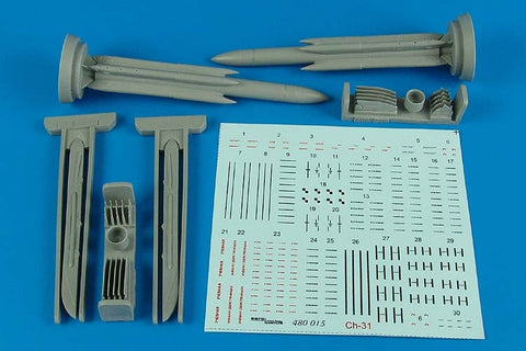 エアロボーナス 480015 1/48 Ch-31 (AS-17 クリプトン) 対艦ミサイル