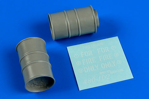 エアロボーナス 480102 1/48 焼却用ドラム缶