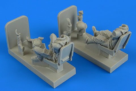 エアロボーナス 480163 1/48 ドイツ空軍 Me262B-1a/U1クルー w/シート (ホビーボス用)