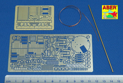 アベール 16010 1/16 タイガーI初期/後期型 ドライバーズハッチパーツ(タミヤ用)