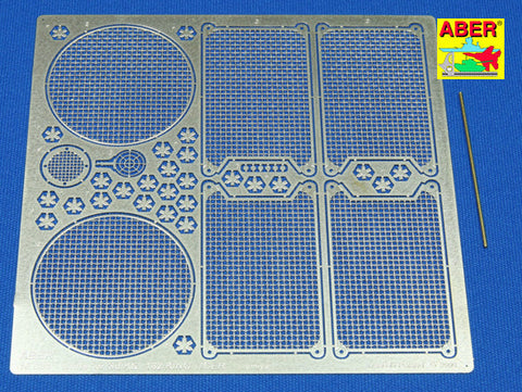 アベール 16034 1/16 キングタイガー Vol.2A エンジングリル(タミヤ用)