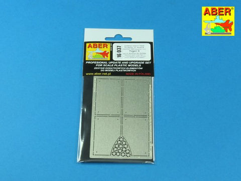 アベール 16037 1/16 キングタイガー Vol.4 エンジングリル用装甲板(タミヤ用)
