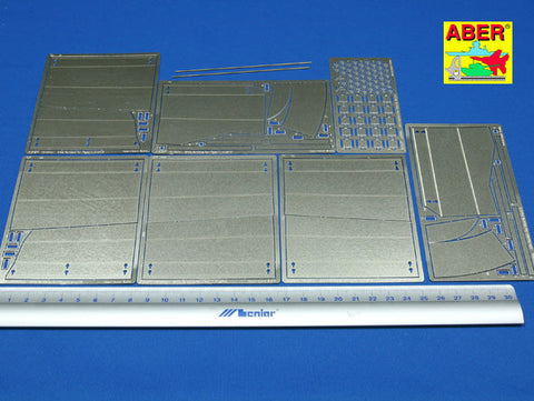 アベール 16040 1/16 キングタイガー Vol.7 サイドフェンダー(タミヤ・トランペッター用)