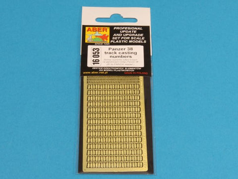 アベール 16053 1/16 ドイツ 38(t)軽戦車用キャタピラ製造刻印
