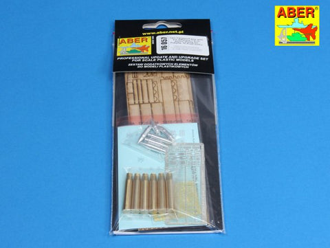 アベール 16057 1/16 ドイツ IV号戦車H/J型砲弾ケース2箱・砲弾6発